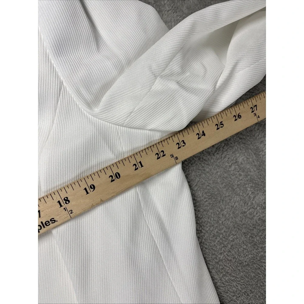 John Meyer Collection Collarless‎ Coat Cream Women's Size 18 New